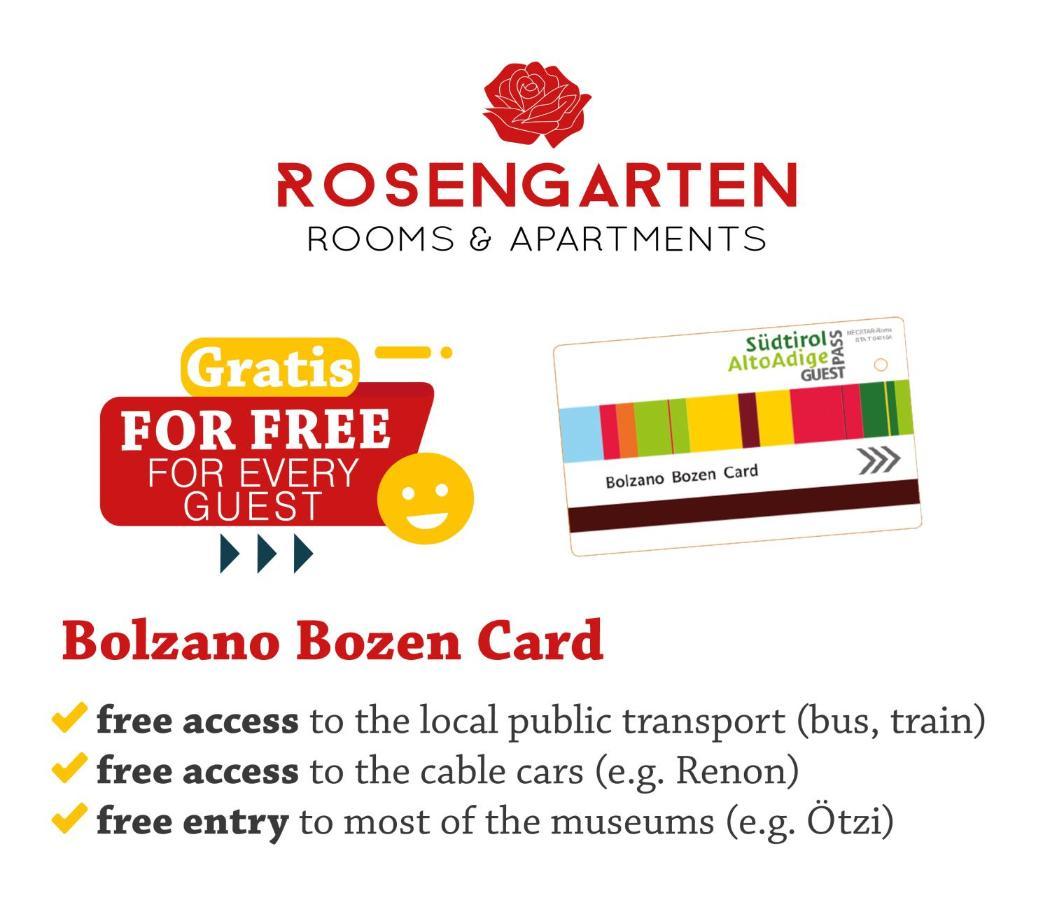 Rosengarten Rooms Bolzano Exterior photo